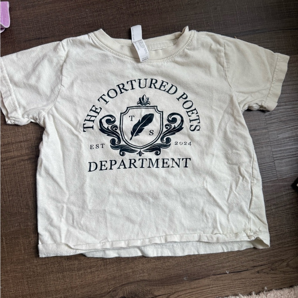 Taylor Swift TTPD Rabbit Skins Ivory Graphic Tee